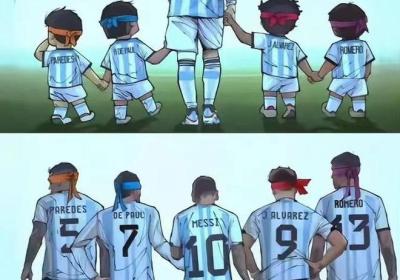 “阿根廷太太团”首次齐亮相，梅西妻子还不是最大牌的|罗梅罗|世界杯|科雷亚|迪巴拉|马丁内斯|德国足球|法国足球|足球人物|利昂内尔·梅西|国家队足球赛事