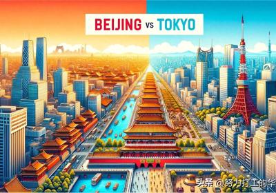 看看日本的东京，再看看中国的北京，两个城市差距一目了然！