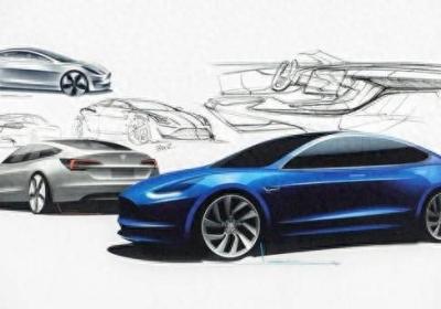 全新特斯拉Model 3的设计草稿流出 连方向盘都没了|后驱|新能源汽车|model|特斯拉model3|特斯拉价格