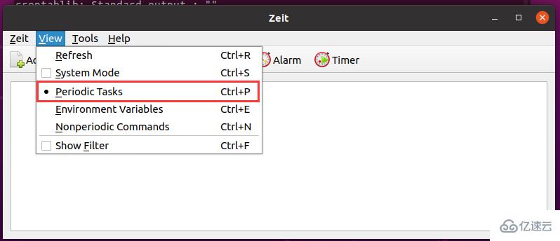 Linux图形化中定时任务的工具Zeit怎么用
