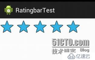 Android 关于RatingBar评分条