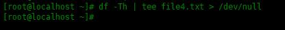 linux系统中如何使用Tee命令