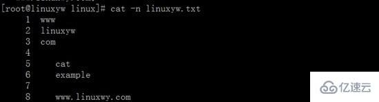 Linux系统cat命令的使用方法是什么
