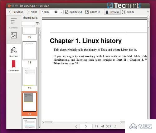 Linux下常用的PDF文档阅览器有哪些