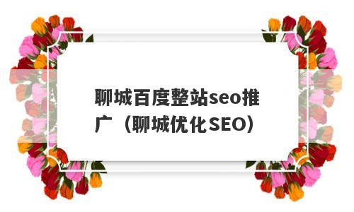 聊城百度整站seo推广（聊城优化SEO）