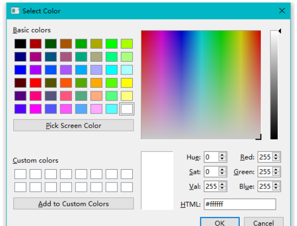 PyQt5怎么实现颜色对话框