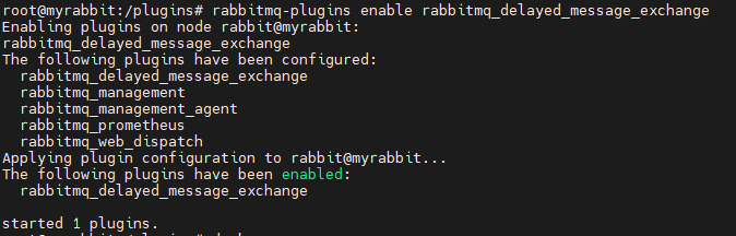 docker安装RabbitMQ及安装延迟插件的方法