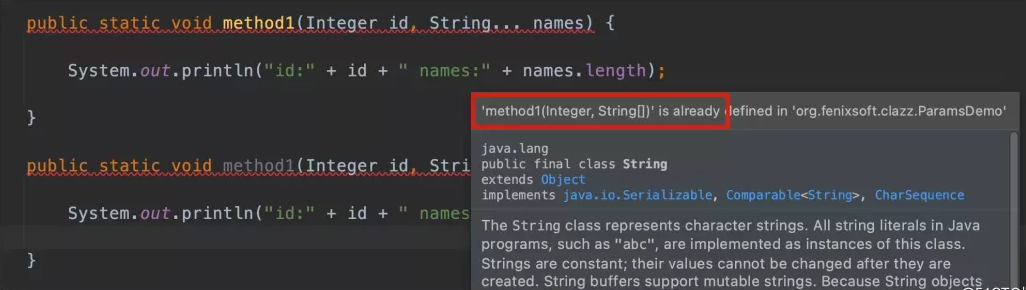 Java的可变参数方法怎么用